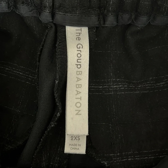 The Group Babaton Aritzia Skyline Windowpane Plaid Pull On Pant - Size 2XS - Picture 6 of 8